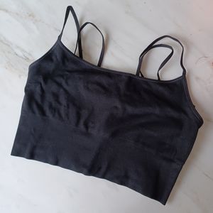 L Nursing Tank Bra H&M Black